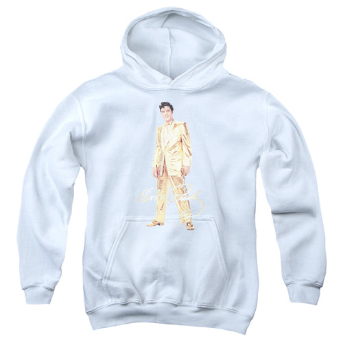 Elvis Presley Gold Lame Suit Youth Hoodie