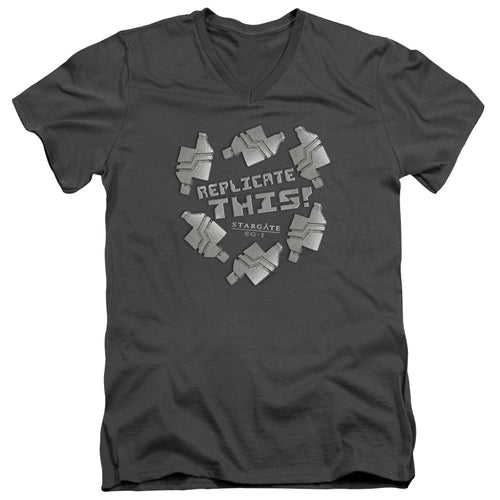 Stargate SG-1 Replicate This V-Neck T-Shirt
