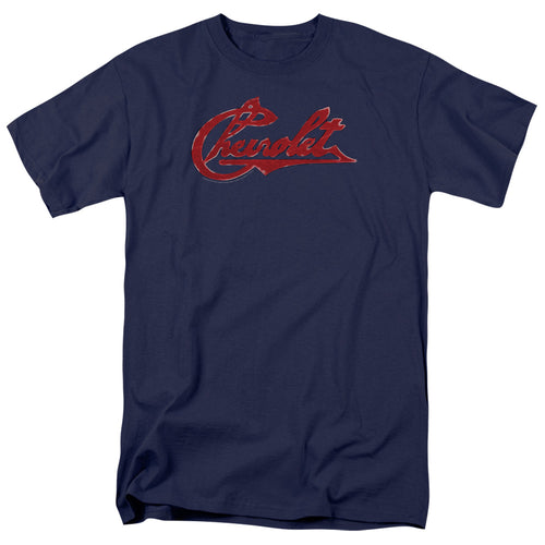 Chevy Chevrolet Script Distressed T-Shirt