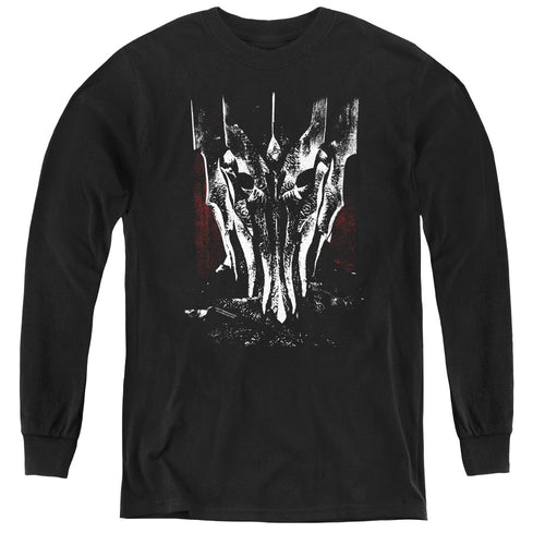 Lord of the Rings Big Sauron Head Youth Long Sleeve T-Shirt