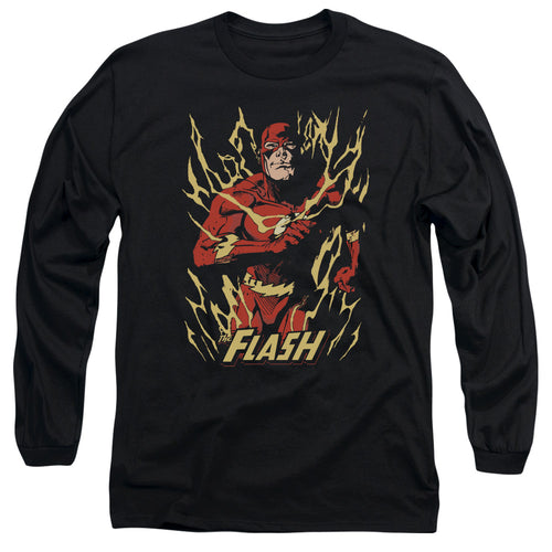 Justice League Flash Flare Long Sleeve T-Shirt