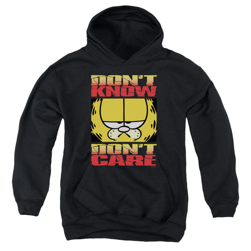 Garfield Dont Know Dont Care Youth Hoodie