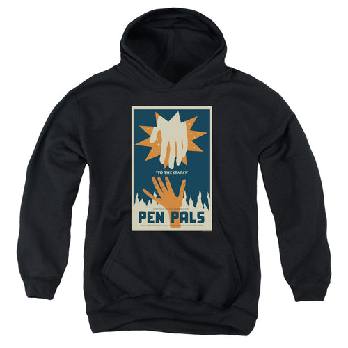 Star Trek Pen Pals Black Youth Hoodie