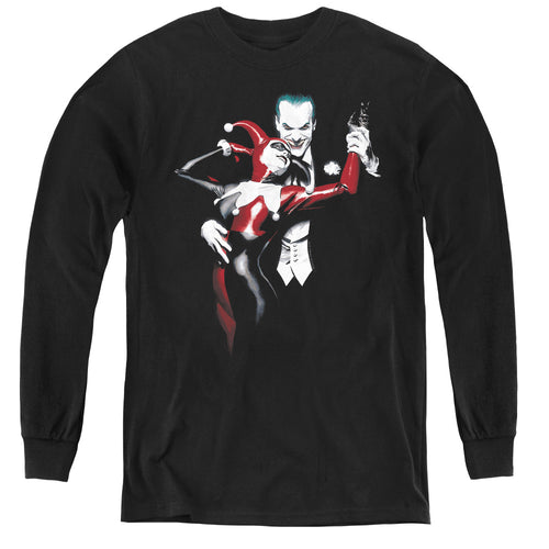 Batman Harley And Joker Youth Long Sleeve T-Shirt