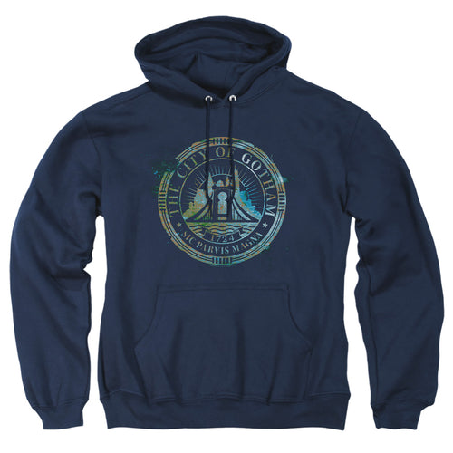 The Batman City of Gotham Seal Pullover Hoodie