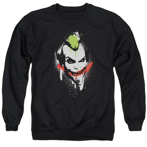 Batman Spraypaint Smile Crewneck Sweatshirt