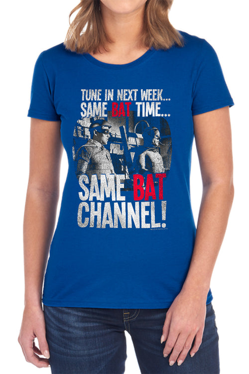 Batman Bat Channel Womens T-Shirt
