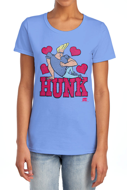 Johnny Bravo Hunk Womens T-Shirt