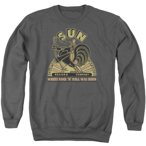 Sun Records Rooster Emblem Crewneck Sweatshirt