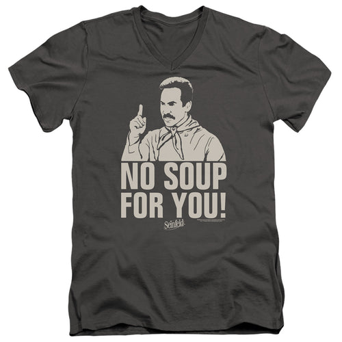 Seinfeld No Soup for You V-Neck T-Shirt