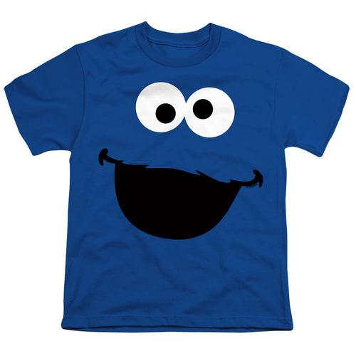 Sesame Street Cookie Monster Face Youth/Toddler T-Shirt