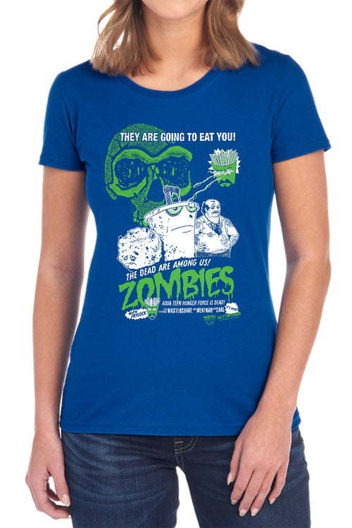 Aqua Teen Hunger Force Zombies Womens T-Shirt