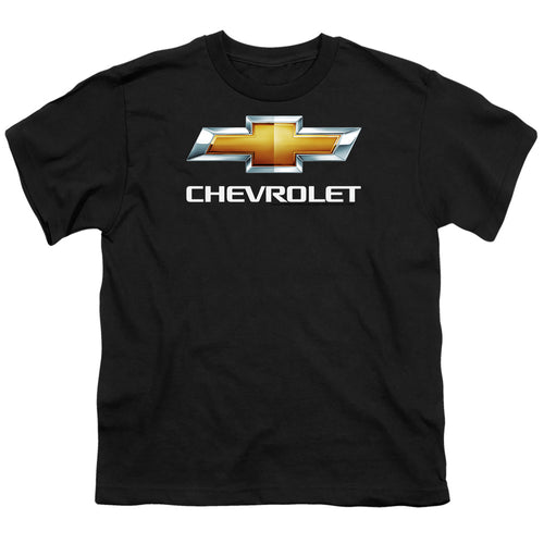 Chevy Bowtie Stacked Black Youth/Toddler T-Shirt