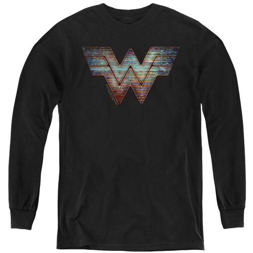 Wonder Woman 1984 Static Logo Youth Long Sleeve T-Shirt