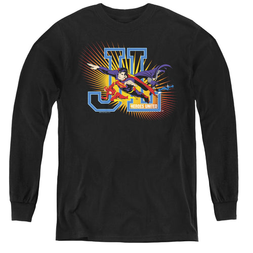 Justice League Heroes United Youth Long Sleeve T-Shirt