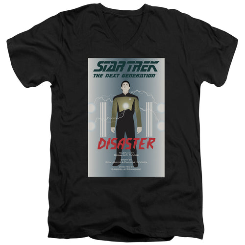 Star Trek Disaster Black V-Neck T-Shirt