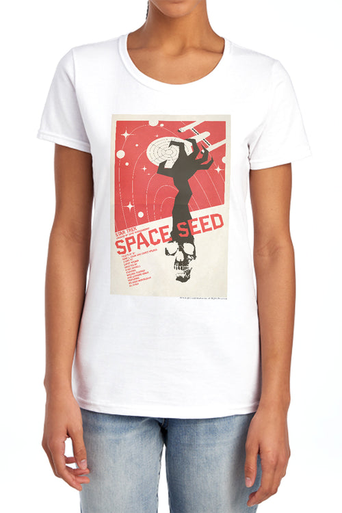 Star Trek Juan Ortiz Space Seed Womens T-Shirt