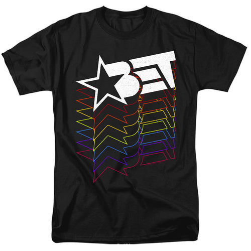 BET Cascading Rainbow Logo T-Shirt