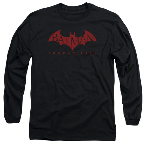 Batman Red Bat Long Sleeve T-Shirt