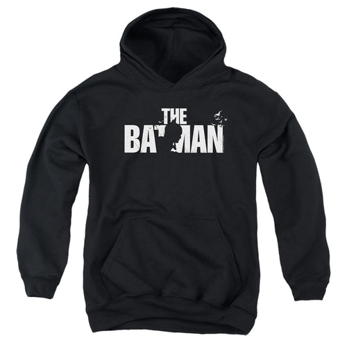 The Batman Silhouette Title Youth Hoodie