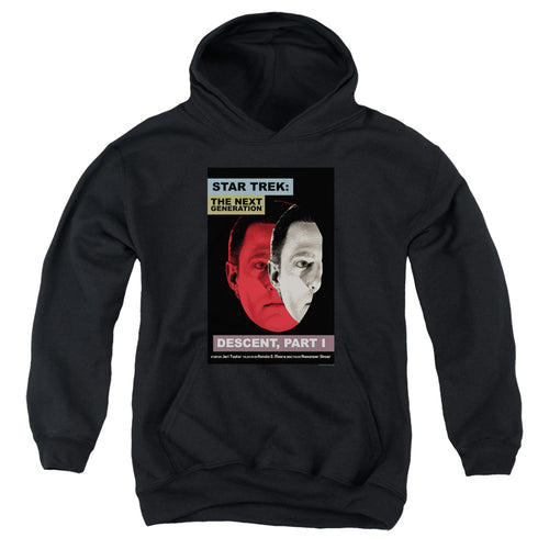 Star Trek Descent Part I Black Youth Hoodie