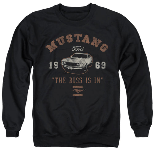 Ford Mustang The Boss Is In Crewneck Sweatshirt