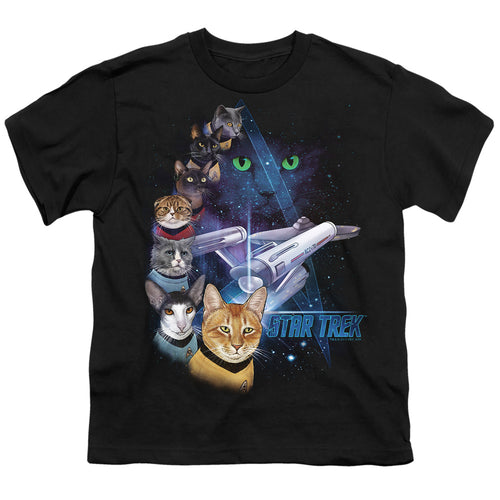 Star Trek Cats Feline Galaxy Youth/Toddler T-Shirt
