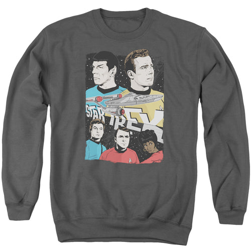 Star Trek Illustrated Crew Crewneck Sweatshirt
