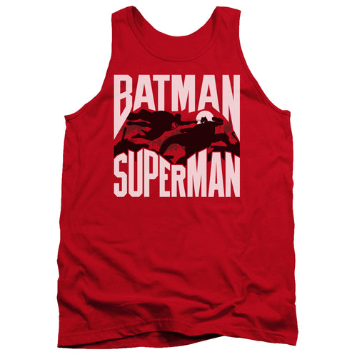 Batman v Superman Silhouette Fight Tank Top