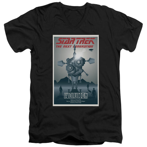 Star Trek Evolution Black V-Neck T-Shirt
