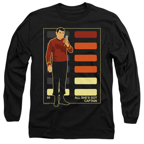 Star Trek Scotty All She's Got Power Long Sleeve T-Shirt