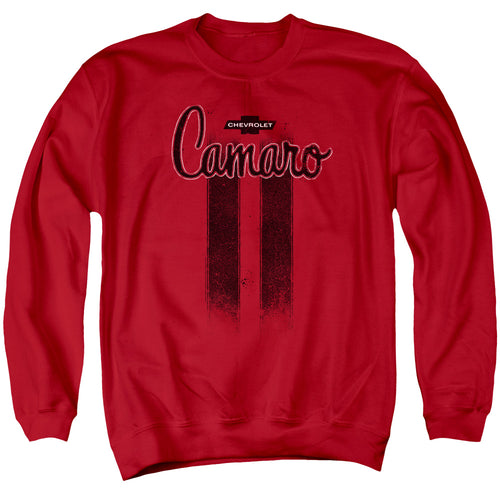 Chevy Camaro Stripes Red Crewneck Sweatshirt