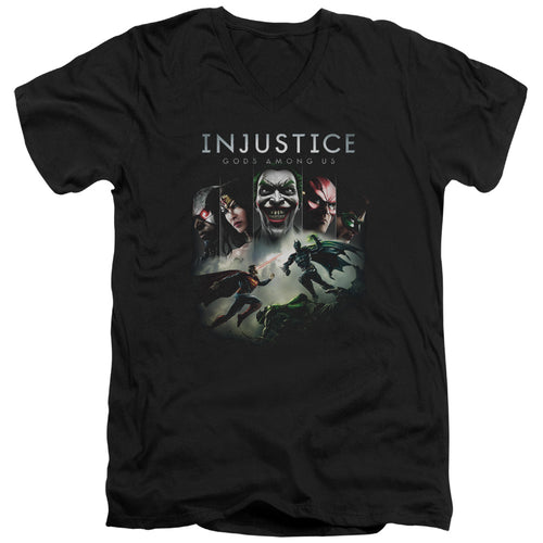 Injustice Key Art V-Neck T-Shirt