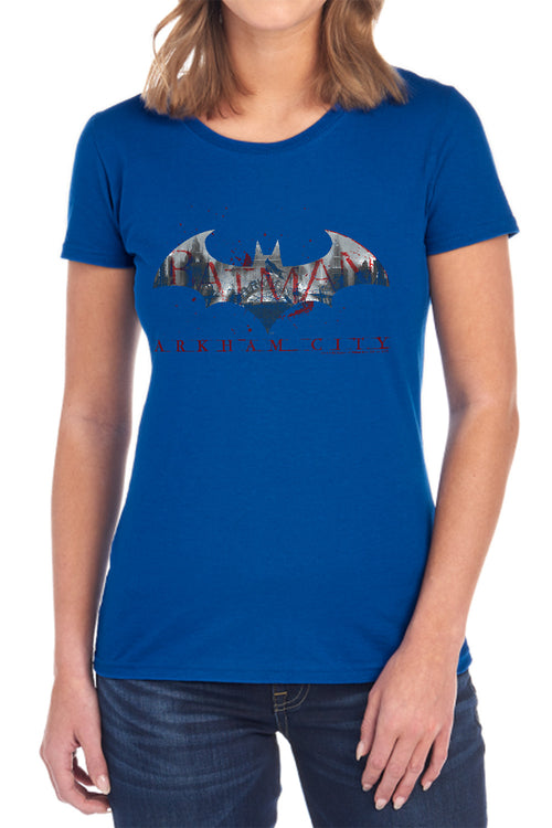 Batman Bat Fill Womens T-Shirt