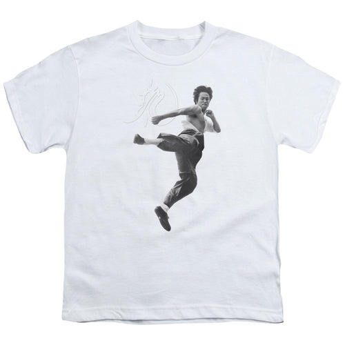 Bruce Lee Flying Kick Youth/Toddler T-Shirt