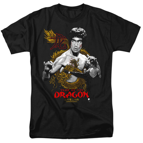 Bruce Lee Golden Year of the Dragon T-Shirt