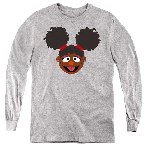 Sesame Street Gabrielle Face Youth Long Sleeve T-Shirt