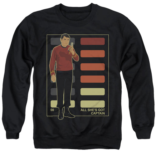 Star Trek Scotty All She's Got Power Crewneck Sweatshirt