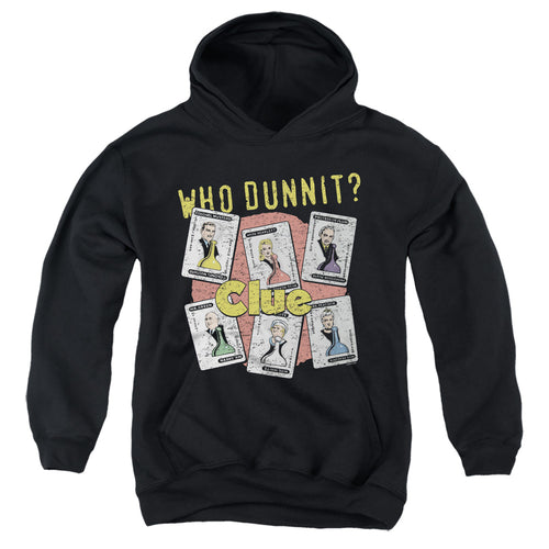 Clue Who Dunnit Youth Hoodie