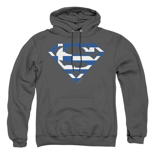 Superman Greek Shield Pullover Hoodie