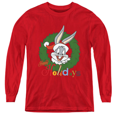 Looney Tunes Holiday Bunny Youth Long Sleeve T-Shirt