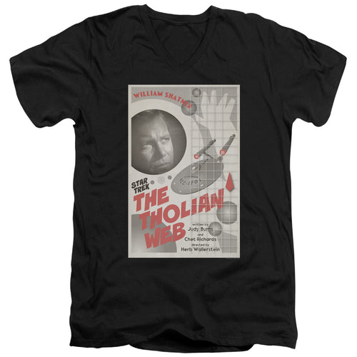 Star Trek Juan Ortiz The Tholian Web Black V-Neck T-Shirt