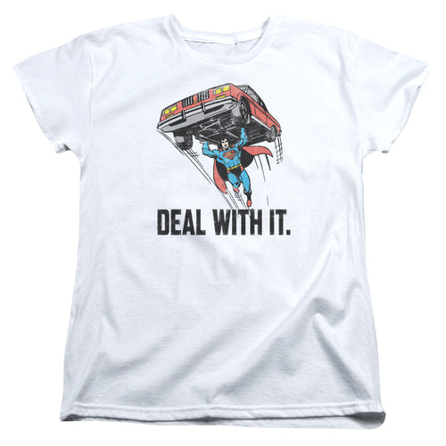 DC Comics Deal With It Womens T-Shirt