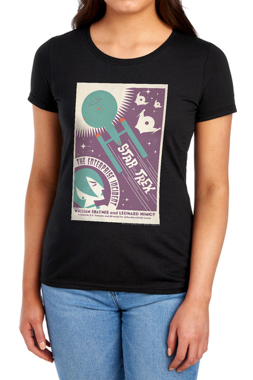 Star Trek Juan Ortiz The Enterprise Incident Black Womens T-Shirt