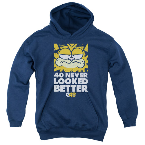 Garfield 40 Looks Youth Hoodie