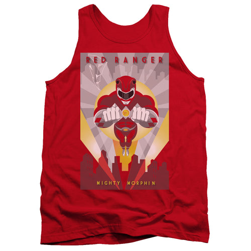 Mighty Morphin Power Rangers Red Deco Tank Top