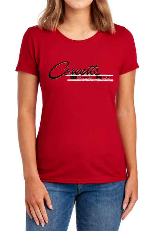 Chevy Retro Stingray Womens T-Shirt