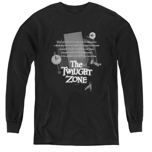 The Twilight Zone Opening Monologue Youth Long Sleeve T-Shirt
