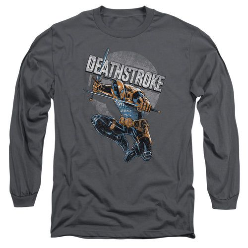 Justice League Deathstroke Retro Long Sleeve T-Shirt