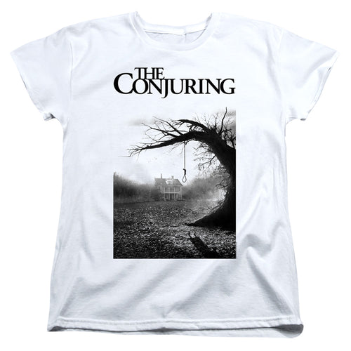 The Conjuring Poster White Womens T-Shirt